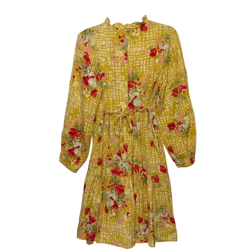 April Cornell Dress Floral Ruffle - Picture 5 of 12